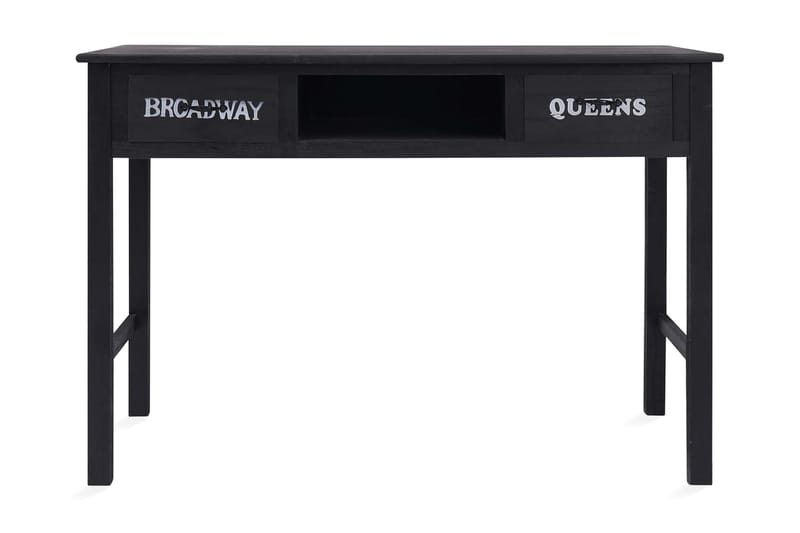 Konsollbord svart 110x45x76 cm tre - Svart - Konsollbord & gangbord - Avlastningsbord & sidobord - Entreoppbevaring