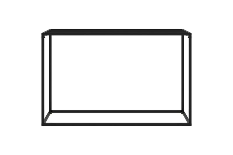 Konsollbord svart 120x35x75 cm herdet glass - Svart - Møbler - Bord - Avlastningsbord & sidobord - Konsollbord & gangbord