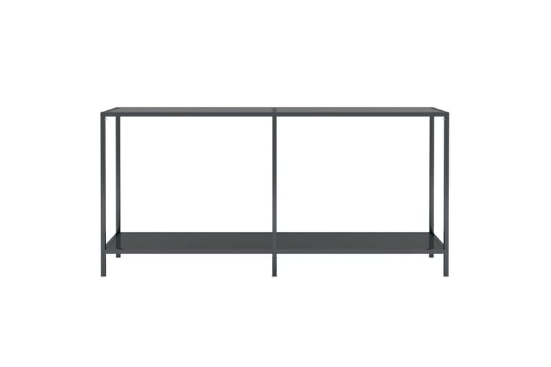 Konsollbord svart 160x35x75,5 cm herdet glass - Svart - Møbler - Bord - Avlastningsbord & sidobord - Konsollbord & gangbord