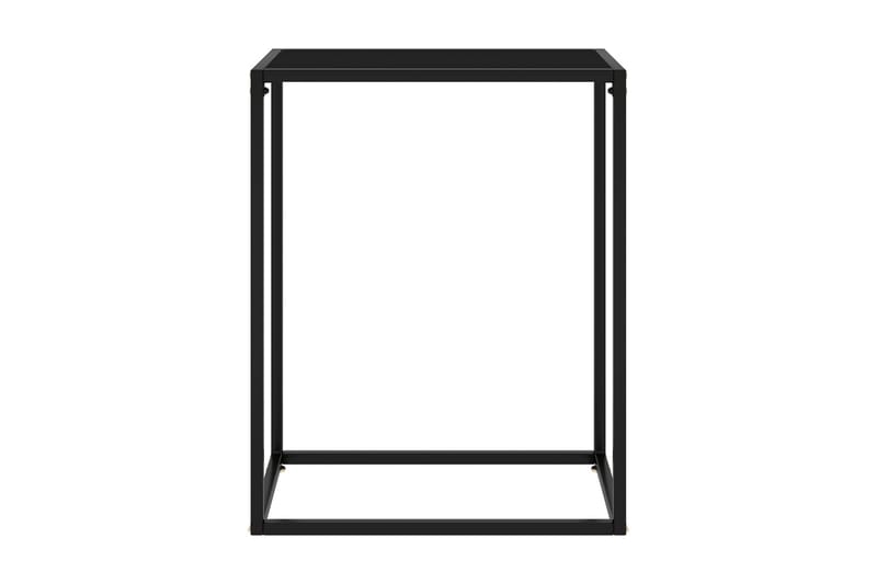 Konsollbord svart 60x35x75 cm herdet glass - Svart - Møbler - Bord - Avlastningsbord & sidobord - Konsollbord & gangbord