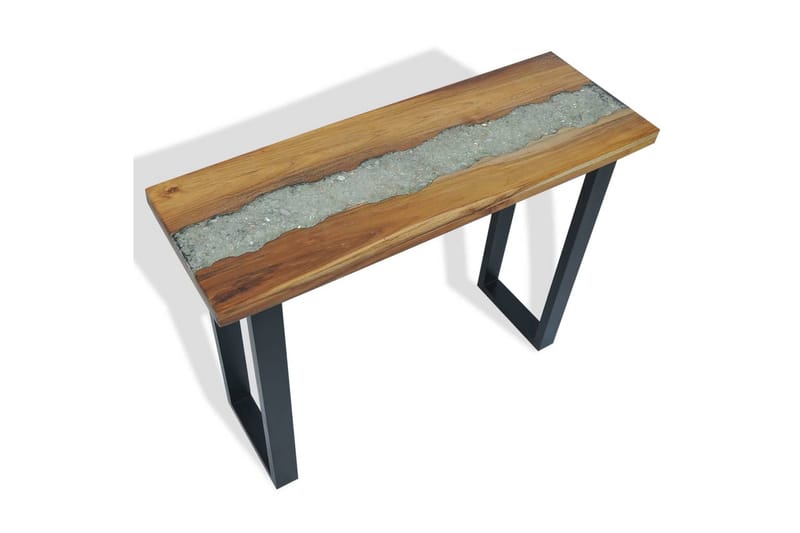 Konsollbord teak 100x35x75 cm - Brun - Møbler - Bord - Avlastningsbord & sidobord - Konsollbord & gangbord