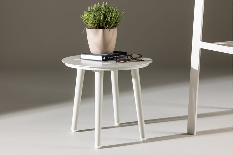 Lina Sidebord 50 cm - Beige - Møbler - Bord - Avlastningsbord & sidobord - Lampebord & sidebord