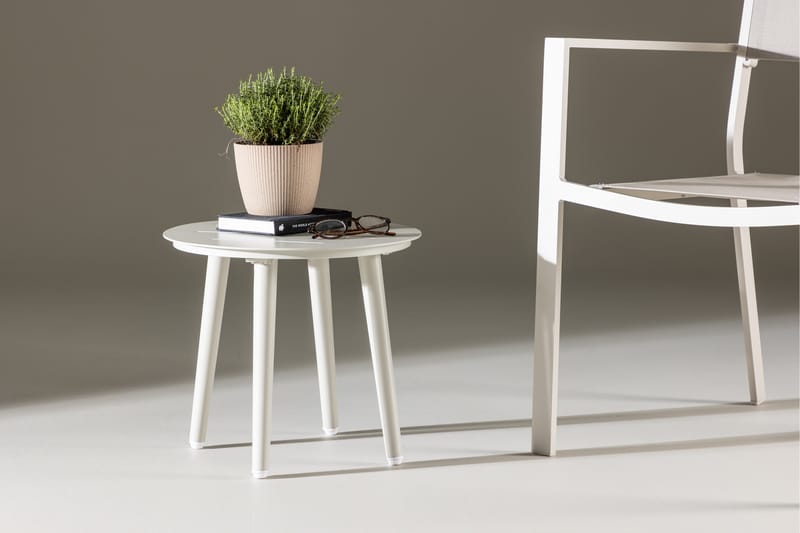 Lina Sidebord 50 cm - Beige - Møbler - Bord - Avlastningsbord & sidobord - Lampebord & sidebord