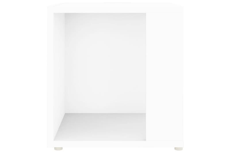 Sidebord hvit 33x33x34,5 cm sponplate - Hvit - Møbler - Bord - Avlastningsbord & sidobord - Lampebord & sidebord