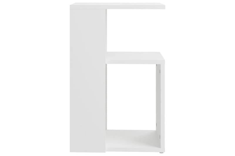 Sidebord hvit 36x30x56 cm sponplate - Hvit - Møbler - Bord - Avlastningsbord & sidobord - Lampebord & sidebord