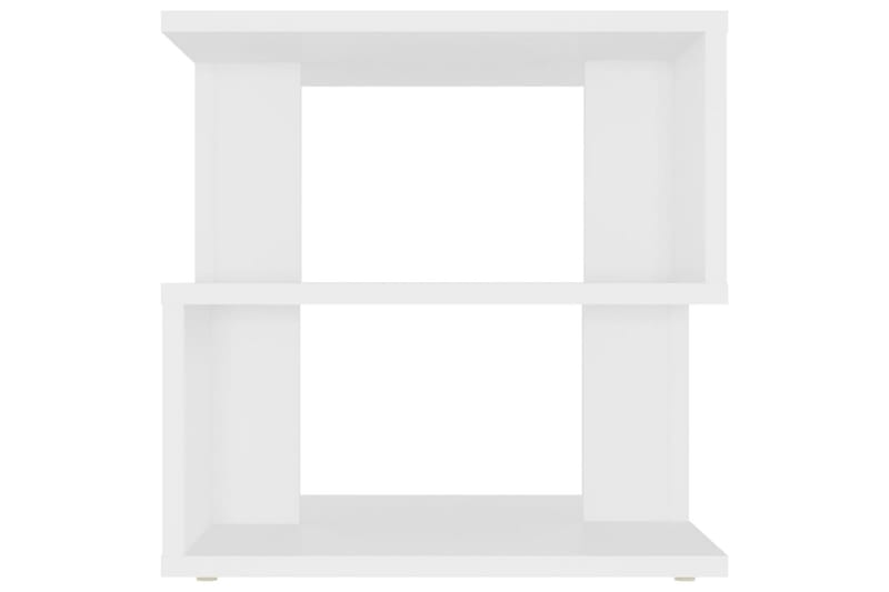 Sidebord hvit 40x40x40 cm sponplate - Hvit - Møbler - Bord - Avlastningsbord & sidobord - Lampebord & sidebord