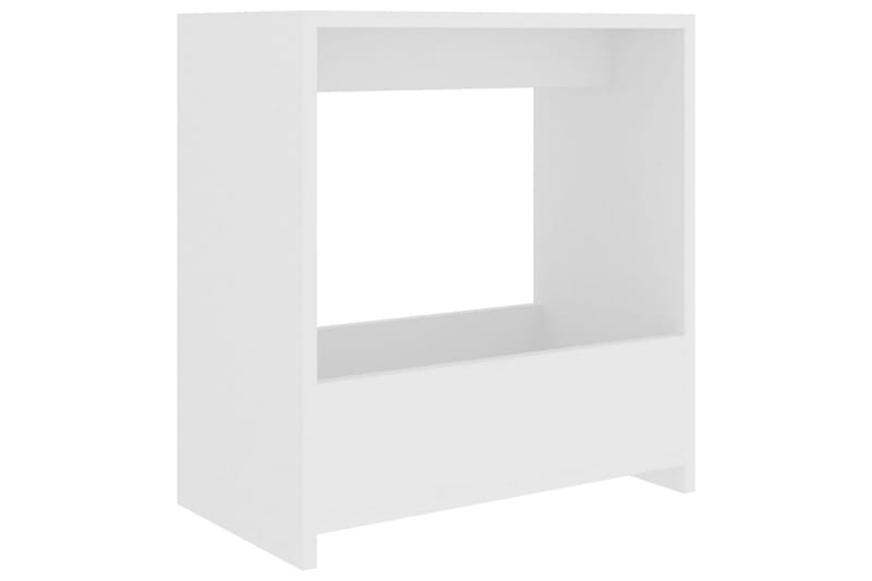 Sidebord hvit 50x26x50 cm sponplate - Hvit - Møbler - Bord - Avlastningsbord & sidobord - Lampebord & sidebord