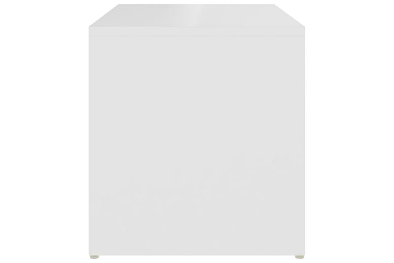 Sidebord hvit 59x36x38 cm sponplate - Hvit - Møbler - Bord - Avlastningsbord & sidobord - Lampebord & sidebord