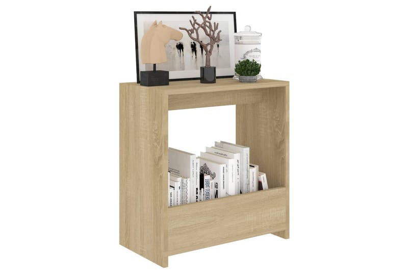 Sidebord sonoma eik 50x26x50 cm sponplate - Brun - Møbler - Bord - Avlastningsbord & sidobord - Lampebord & sidebord