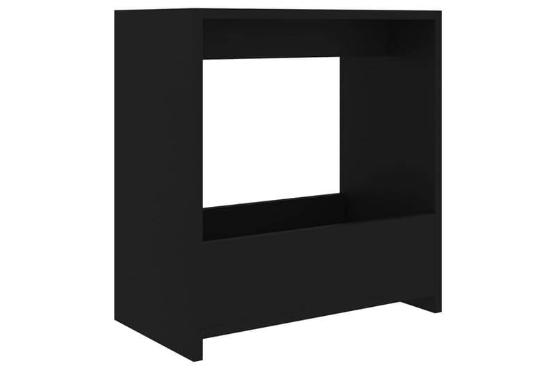 Sidebord svart 50x26x50 cm sponplate - Svart - Møbler - Bord - Avlastningsbord & sidobord - Lampebord & sidebord