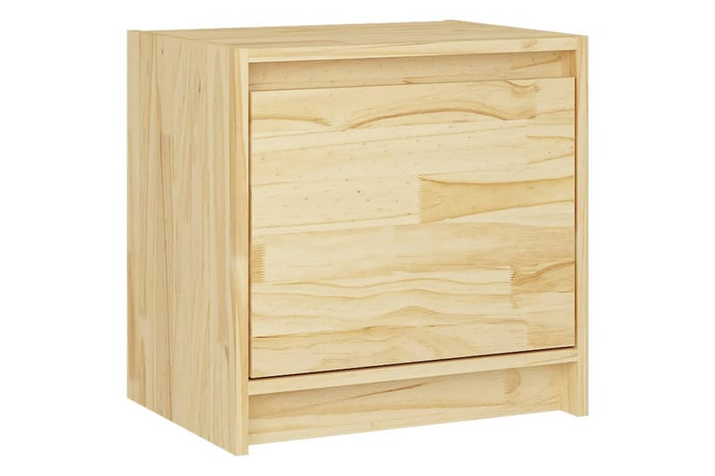 Nattbord 2 stk 40x30,5x40 cm heltre furu - Brun - Møbler - Bord - Avlastningsbord & sidobord - Sengebord & nattbord