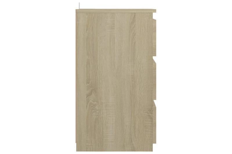 Nattbord sonoma eik 40x35x62,5 cm sponplate - Brun - Møbler - Bord - Avlastningsbord & sidobord - Sengebord & nattbord