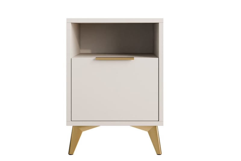 Nattbord Vemdalen 44 cm - Sand beige - Møbler - Bord - Avlastningsbord & sidobord - Sengebord & nattbord