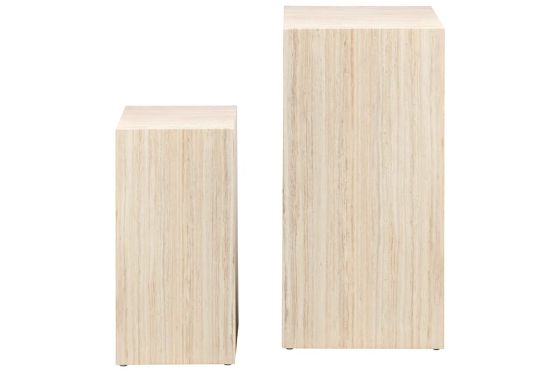 Pedestal Samon - Beige - Møbler - Bord - Avlastningsbord & sidobord - Pidestall & blomsterpidestall