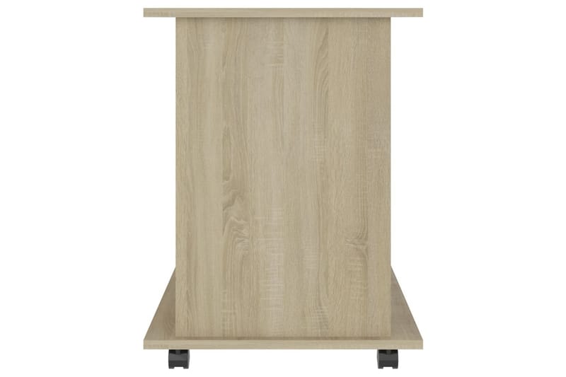 Rulleskap sonoma eik 60x45x60 cm sponplate - Brun - Møbler - Bord - Avlastningsbord & sidobord - Sengebord & nattbord