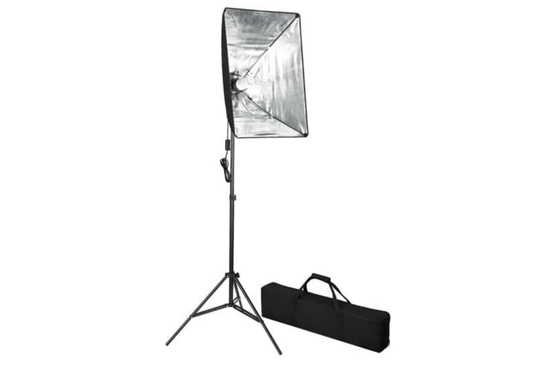 Fotostudiosett med bakgrunner og softbokslys - Møbler - Bord - Avlastningsbord & sidobord - Sengebord & nattbord