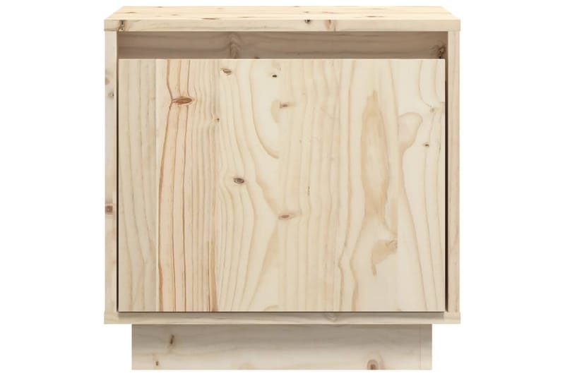 Nattbord 2 stk 40x30x40 heltre furu - Brun - Møbler - Bord - Avlastningsbord & sidobord - Sengebord & nattbord