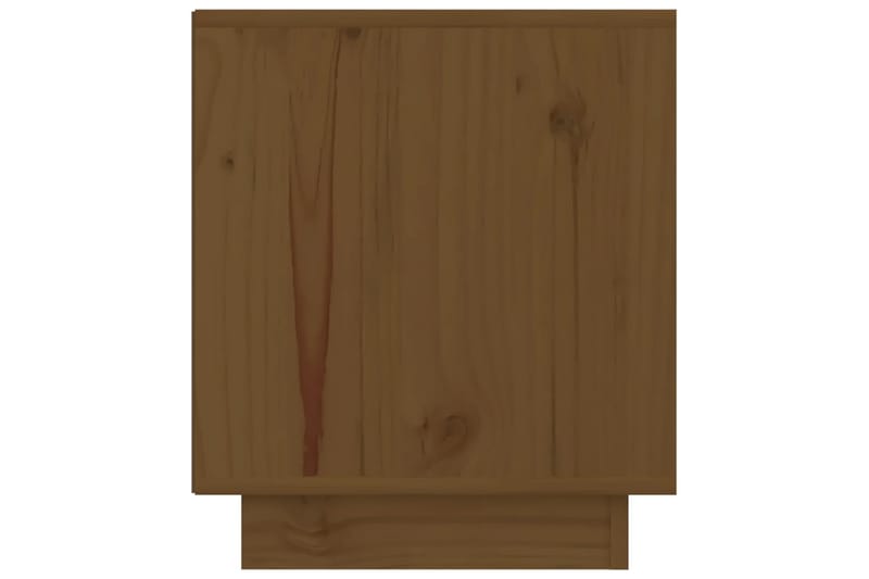 Nattbord 2 stk honningbrun 40x34x40 cm heltre furu - Brun - Møbler - Bord - Avlastningsbord & sidobord - Sengebord & nattbord