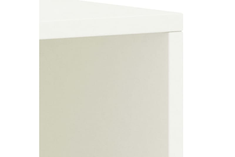 Nattbord 2 stk hvit 35x30x40 cm heltre furu - Hvit - Møbler - Bord - Avlastningsbord & sidobord - Sengebord & nattbord