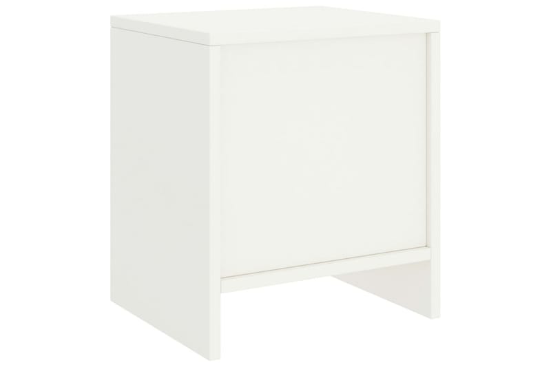 Nattbord 2 stk hvit 35x30x40 cm heltre furu - Hvit - Møbler - Bord - Avlastningsbord & sidobord - Sengebord & nattbord