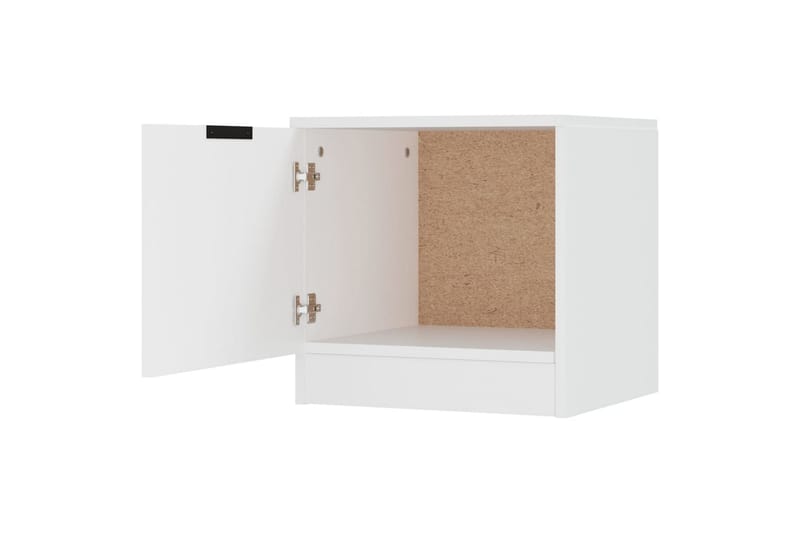 Nattbord 2 stk hvit 40x39x40 cm - Hvit - Møbler - Bord - Avlastningsbord & sidobord - Sengebord & nattbord