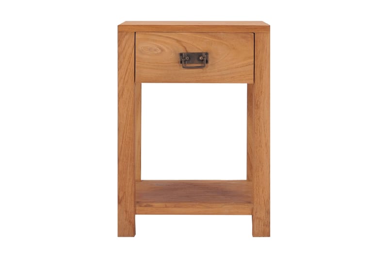 Nattbord 35x35x50 cm heltre teak - Brun - Møbler - Bord - Avlastningsbord & sidobord - Sengebord & nattbord