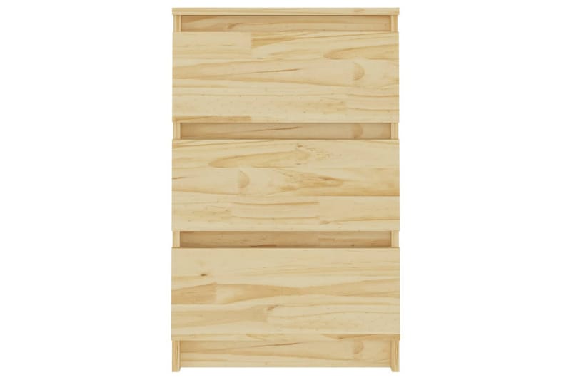 Nattbord 40x29,5x64 cm heltre furu - Brun - Møbler - Bord - Avlastningsbord & sidobord - Sengebord & nattbord