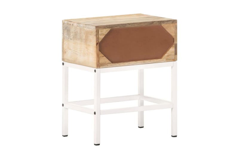 Nattbord 40x30x50 cm heltre mango - Brun - Møbler - Bord - Avlastningsbord & sidobord - Sengebord & nattbord