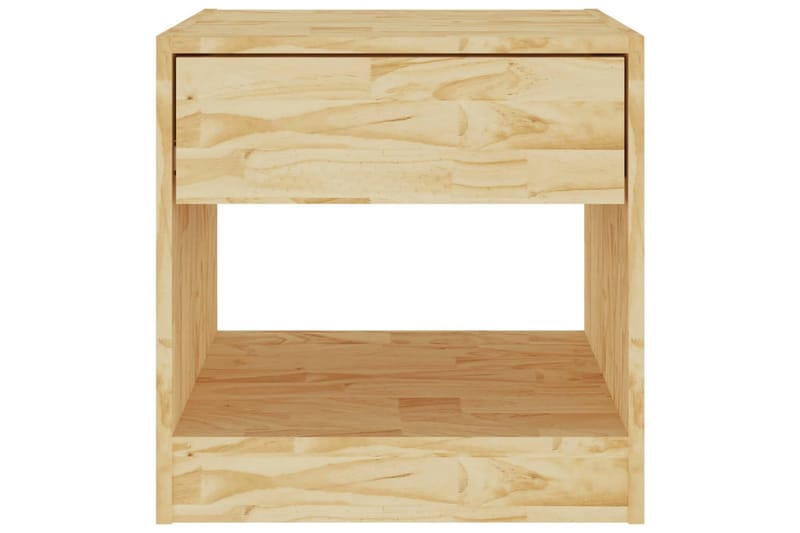 Nattbord 40x31x40 cm heltre furu - Brun - Møbler - Bord - Avlastningsbord & sidobord - Sengebord & nattbord