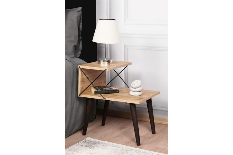 Nattbord Ashlanna 50 cm - Natur - Møbler - Bord - Avlastningsbord & sidobord - Sengebord & nattbord