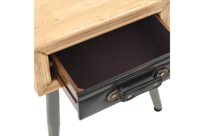 Nattbord heltre gran 43x38x50 cm - Brun - Møbler - Bord - Avlastningsbord & sidobord - Sengebord & nattbord