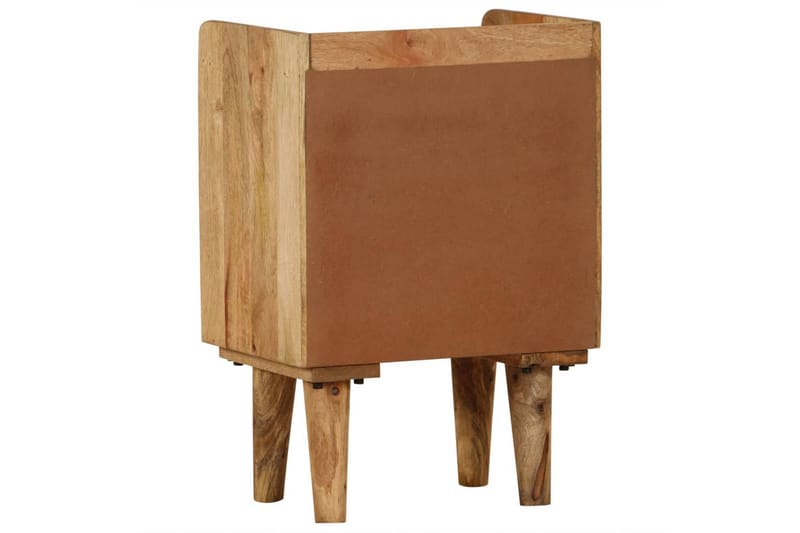 Nattbord heltre mango 40x30x59,5 cm - Brun|Beige - Møbler - Bord - Avlastningsbord & sidobord - Sengebord & nattbord