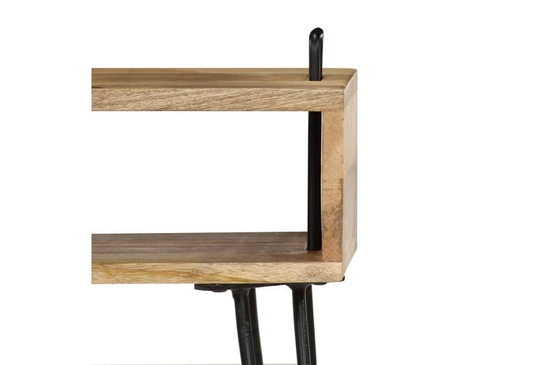 Nattbord heltre mango 40x34x47 cm - Brun|Beige - Møbler - Bord - Avlastningsbord & sidobord - Sengebord & nattbord