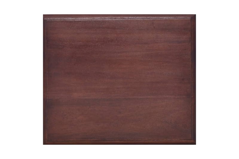 Nattbord klassisk brun 35x30x60 cm heltre mahogni - Brun - Møbler - Bord - Avlastningsbord & sidobord - Sengebord & nattbord