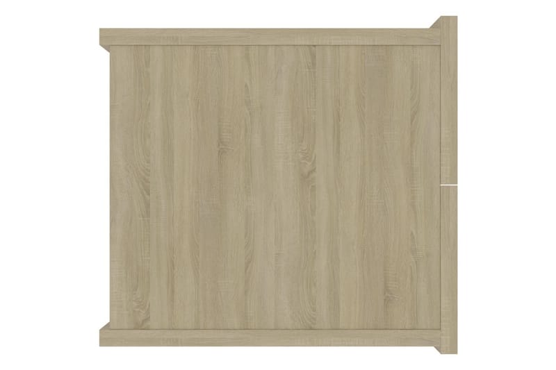 Nattbord sonoma eik 40x30x30 cm sponplate - Beige - Møbler - Bord - Avlastningsbord & sidobord - Sengebord & nattbord