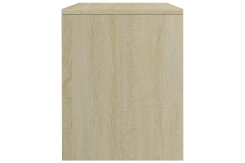 Nattbord sonoma eik 40x30x40 cm sponplate - Brun - Møbler - Bord - Avlastningsbord & sidobord - Sengebord & nattbord