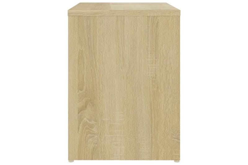 Nattbord sonoma eik 40x30x40 cm sponplate - Brun - Møbler - Bord - Avlastningsbord & sidobord - Sengebord & nattbord