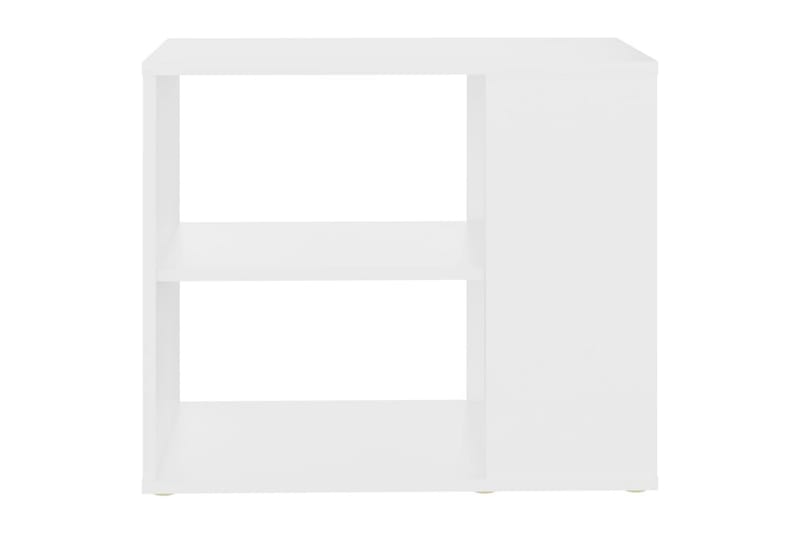 Sideskap hvit 60x30x50 cm sponplate - Hvit - Møbler - Bord - Avlastningsbord & sidobord - Sengebord & nattbord