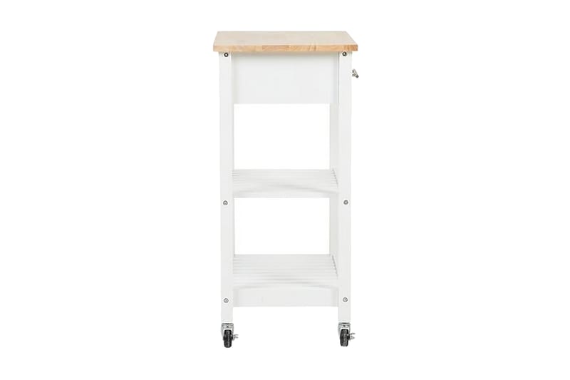 Serveringsbord Hiuma 58 cm - Hvit - Møbler - Bord - Avlastningsbord & sidobord