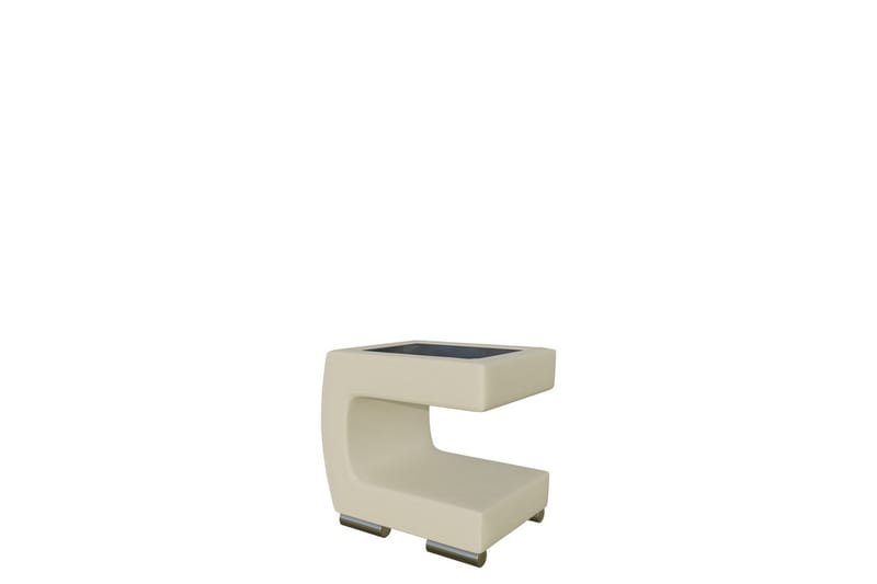 Stoliv Nattbord 43 cm - Beige - Møbler - Bord - Avlastningsbord & sidobord - Sengebord & nattbord