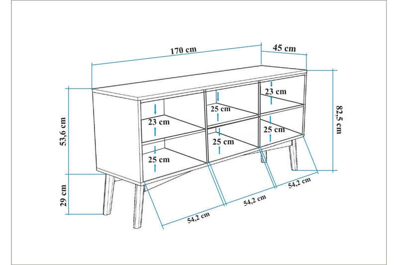 Valsot Konsollbord 170 cm - Brun - Møbler - Bord - Avlastningsbord & sidobord - Konsollbord & gangbord