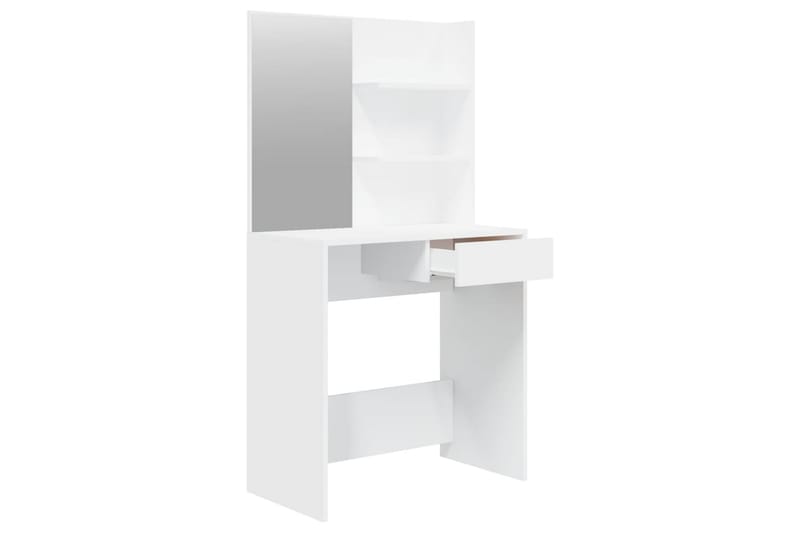 beBasic Sminkebordsett hvit 74,5x40x141 cm - Hvit - Møbler - Bord - Sminkebord & toalettbord