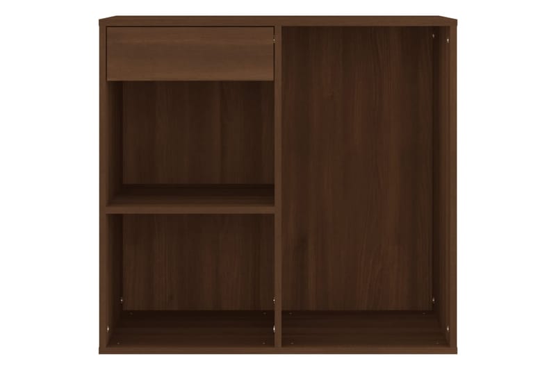 beBasic Sminkeskap brun eik 80x40x75 cm konstruert tre - Brun - Møbler - Bord - Sminkebord & toalettbord