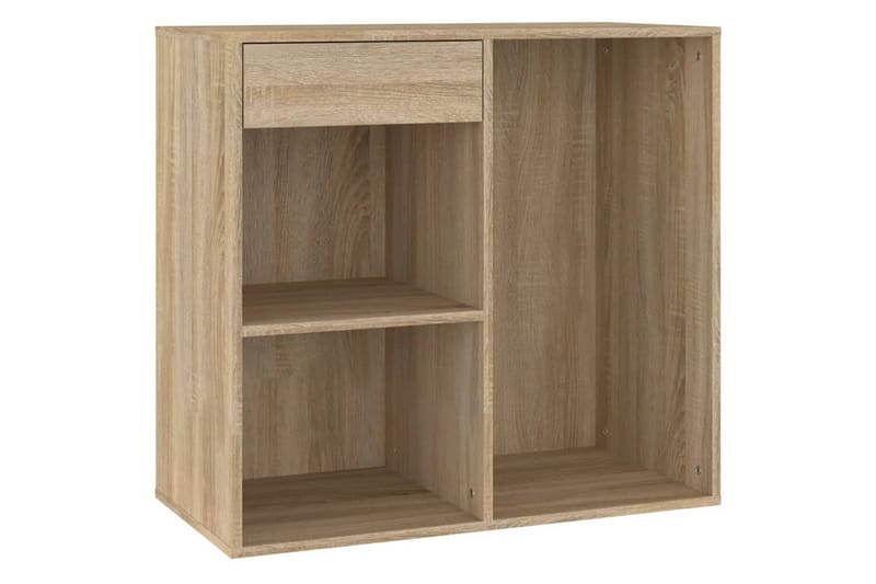 beBasic Sminkeskap sonoma eik 80x40x75 cm konstruert tre - Brun - Møbler - Bord - Sminkebord & toalettbord