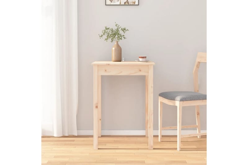 beBasic Spisebord 55x55x75 cm heltre furu - Brun - Møbler - Bord - Spisebord & kjøkkenbord