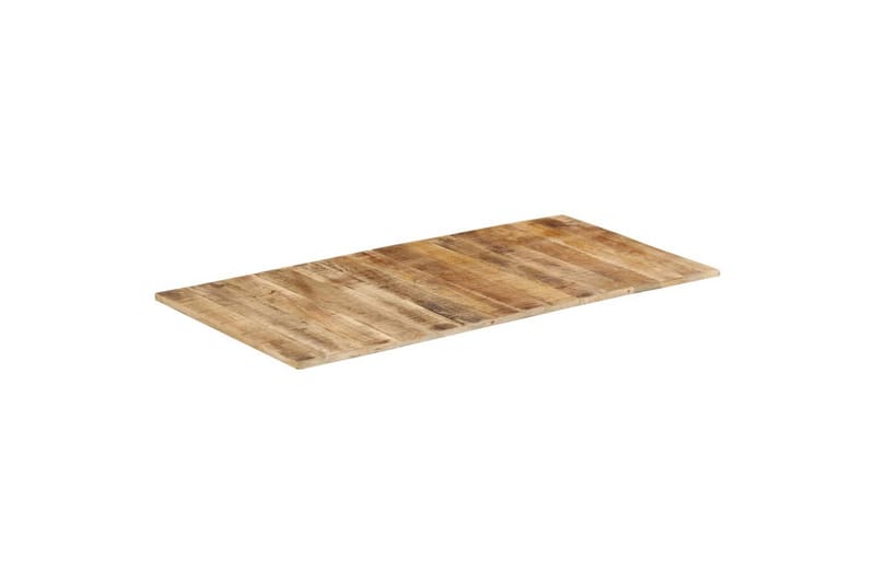 Bordplate 120x60x(1,5-1,6) cm grovt mangotre - Brun - Møbler - Bord - Bordtilbehør - Bordplate