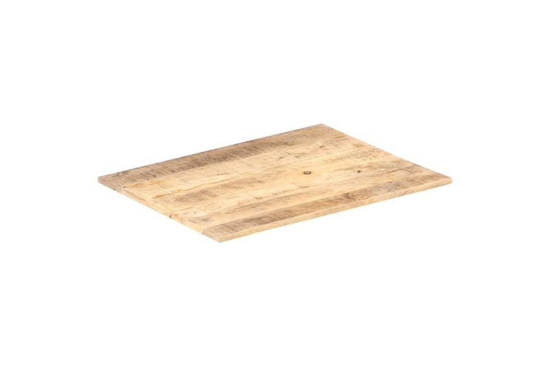 Bordplate heltre mango 15-16 mm 80x60 cm - Brun - Møbler - Bord - Bordtilbehør - Bordplate