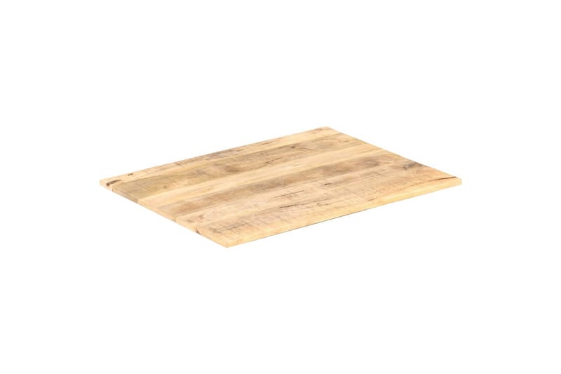 Bordplate heltre mango 15-16 mm 80x60 cm - Brun - Møbler - Bord - Bordtilbehør - Bordplate