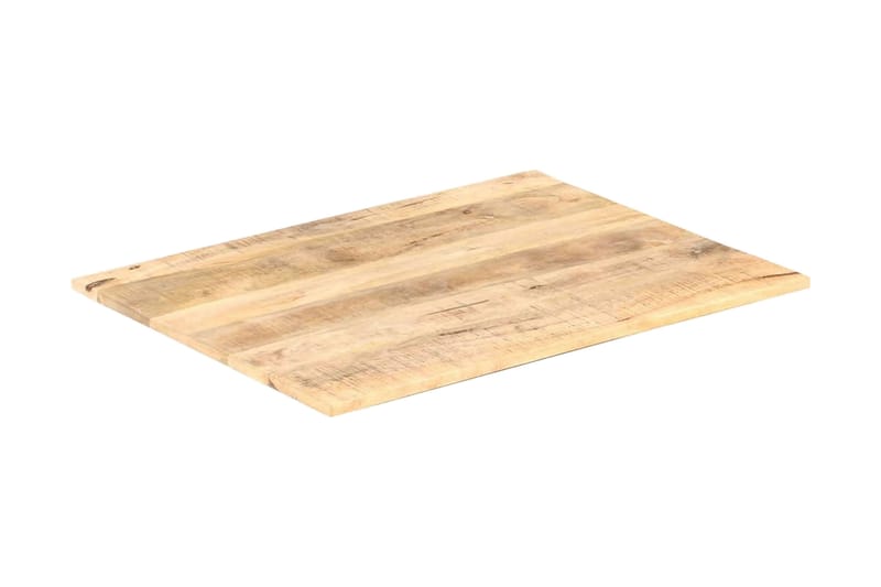 Bordplate heltre mango 15-16 mm 90x70 cm - Brun - Møbler - Bord - Bordtilbehør - Bordplate