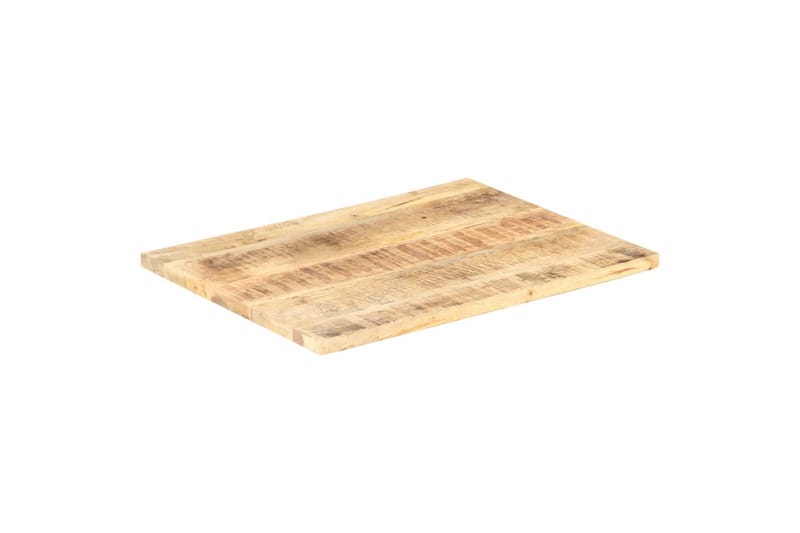 Bordplate heltre mango 25-27 mm 80x60 cm - Brun - Møbler - Bord - Bordtilbehør - Bordplate